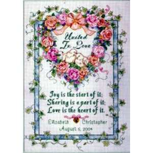  United in Love, Cross Stitch from Dimensions: Arts, Crafts 