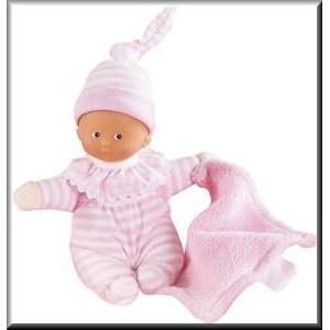  Corolle Minireves Caucasion Baby Doll in Pink Stripe 