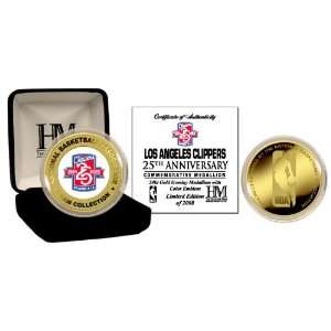 Los Angeles Clippers 25th Anniversary 24KT Gold Commemorative Coin