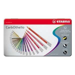  Carb Othello Pastel Pencil Set of 12 in a Metal Tin 
