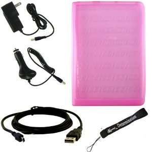  Silicone Skin Cover Case, USB 2in1 Data Cable, Car Charger 