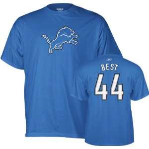   Best Reebok Name and Number Detroit Lions T Shirt