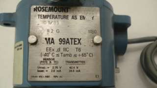 Rosemount 664 KEMA 99ATEX8715 Sensor Temperature Assembly NICE  
