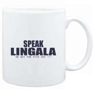  Mug White  SPEAK Lingala, OR GET THE FxxK OUT 