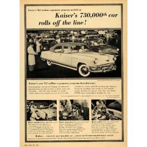  1953 Ad Kaiser Hydra Matic Automobiles Car Willow Run 