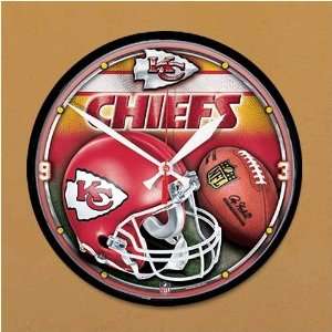  Kansas City Chiefs Helmet Wall Clock: Sports & Outdoors