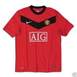  Nike Manchester United Home 09/10 Jersey Size Large 