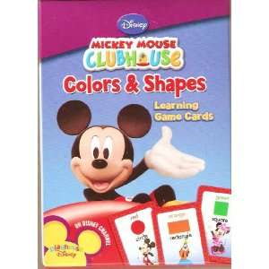  Mouse Clubhouse Colors and Shapes Learning Game Cards Toys & Games