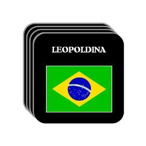  Brazil   LEOPOLDINA Set of 4 Mini Mousepad Coasters 