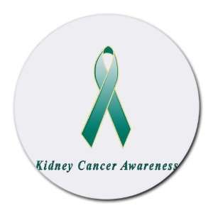  Kidney Cancer Awareness Ribbon Round Mouse Pad Office 