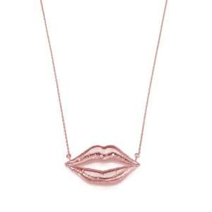  Jules Smith Kiss Kiss Rose Gold Kiss Necklace: Jewelry
