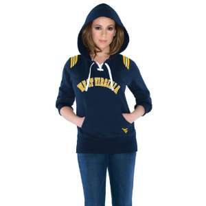   Milano West Virginia Mountaineers Laced Up Hoody: Sports & Outdoors