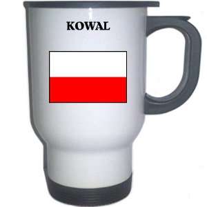  Poland   KOWAL White Stainless Steel Mug Everything 