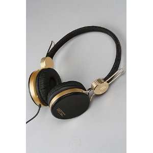  WeSC The Banjo Golden Headphones in Black,Headphones for 