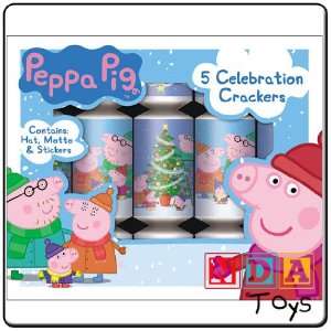  Party Bag Fillers Peppa The Pig Celebration Crackers Toys 