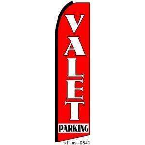  Valet Parking Extra Wide Swooper Feather Business Flag 