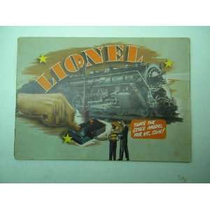  Lionel 1940 Consumer Catalog 