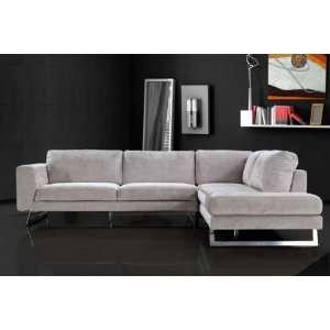 Vig Furniture Milano Beige Microfiber Sectional Sofa 
