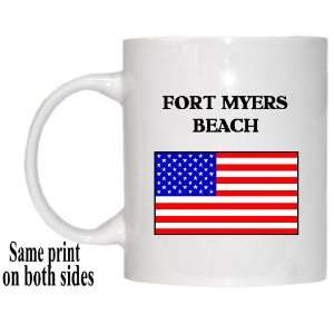  US Flag   Fort Myers Beach, Florida (FL) Mug: Everything 