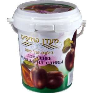 PLUM (Preserve) ISRAEL, Packaged in Plastic Jar, 600g. Homemade 