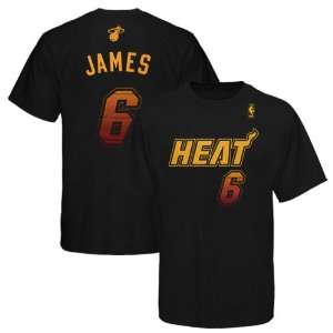  LeBron James adidas Vibe Black Name and Number Miami Heat 