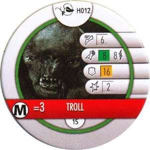  HeroClix Mountain Troll Token Pog (Not a Figure) # H12 