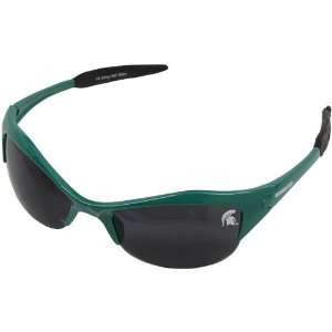  Michigan State Spartans Green Half Frame Sport Sunglasses 
