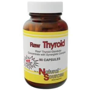  Natural Sources Raw Thyroid (90 cap) 
