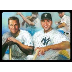  RODRIGUEZ AND JETER #358, BASEBALL, PRINTS, LITHOGRAPHS 