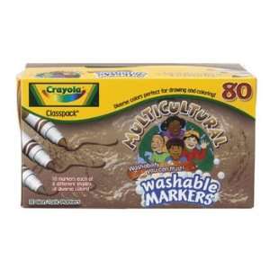  Crayola Multicultural 80Ct 8 Colors