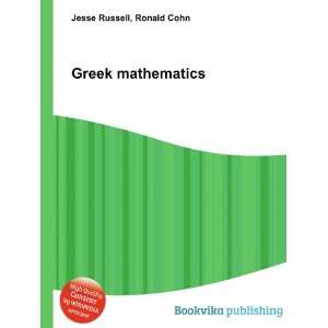 Greek mathematics Ronald Cohn Jesse Russell  Books