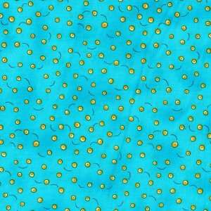    Dotted blue quilt fabric by Benartex 2524 50 Arts, Crafts & Sewing