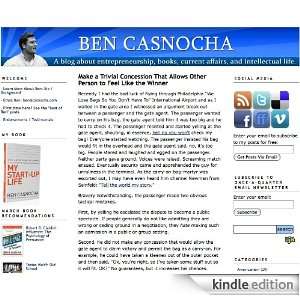  Ben Casnocha The Blog Kindle Store Ben Casnocha