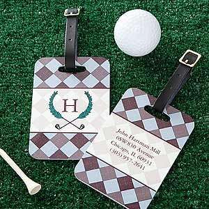    Golf Pro Personalized Golf Bag Address Tag: Sports & Outdoors
