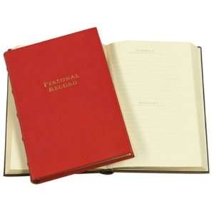  Image Brights Leather Personal Mocha Record Book: Office Products