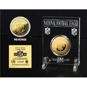  New Orleans Saints 24KT Gold Game Coin: Sports & Outdoors
