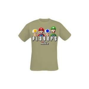   Merchandising   Super Mario Bros. T Shirt Players II (L): Toys & Games