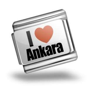   Charms Original I Love Ankara region: Turkey, Asia Bracelet Link
