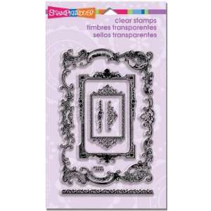  Vintage Frames Perfectly Clear Stamps Arts, Crafts 