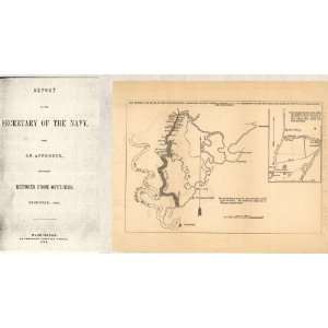    1863 Civil War map of Yazoo River, Mississippi: Home & Kitchen