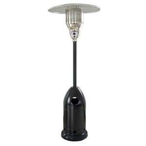  Tall Tapered Outdoor Patio Heater   Black Powder Coated 