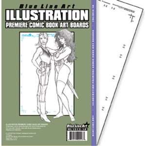  Illustration Pro Comic Book Art Boards 11x17: Arts, Crafts 