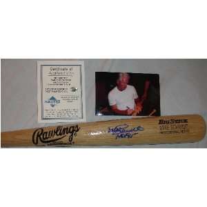  Autographed Mike Schmidt Baseball   BAT HOF 95: Sports 
