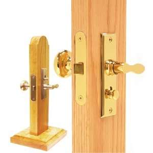   Chrome Solid Brass Mortise Screen Door Latch: Home Improvement