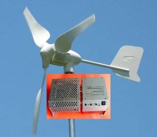   HY600 3 750 Watt Max 24 Volt 3 Blade Residential Wind Generator Kit