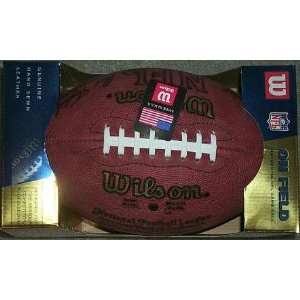 Wilson Official Leather NFL Game Football:  Sports 