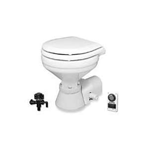 Quiet Flush Electric Toilet 12V Quiet Flush Toilet Hi Boy Bowl:  