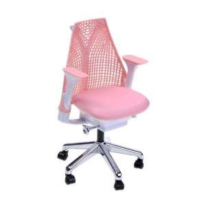  Pink Fabric Ergonomic Posture Task Desk Chair Toy With 