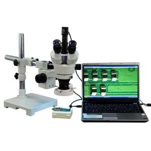   Stereo Microscope with USB Digital Camera and Fluorescent Ring Light