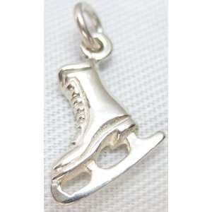  Sterling Silver Ice Skate Charm Jewelry